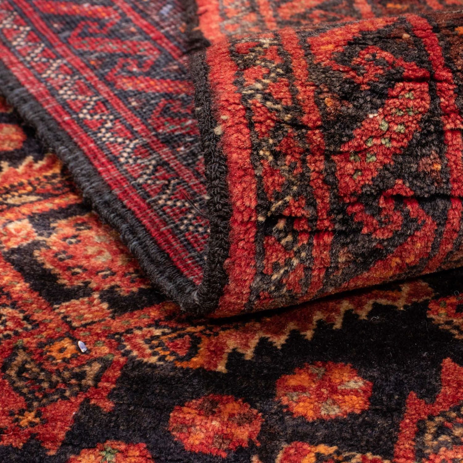 Tappeto corsia Tappeto Belutsch - 189 x 102 cm - ruggine