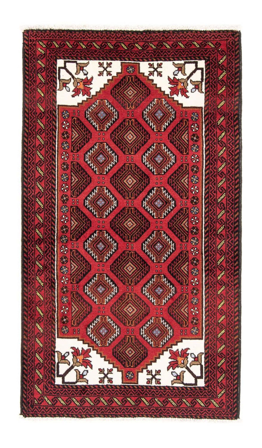 Tappeto corsia Tappeto Belutsch - 194 x 102 cm - rosso