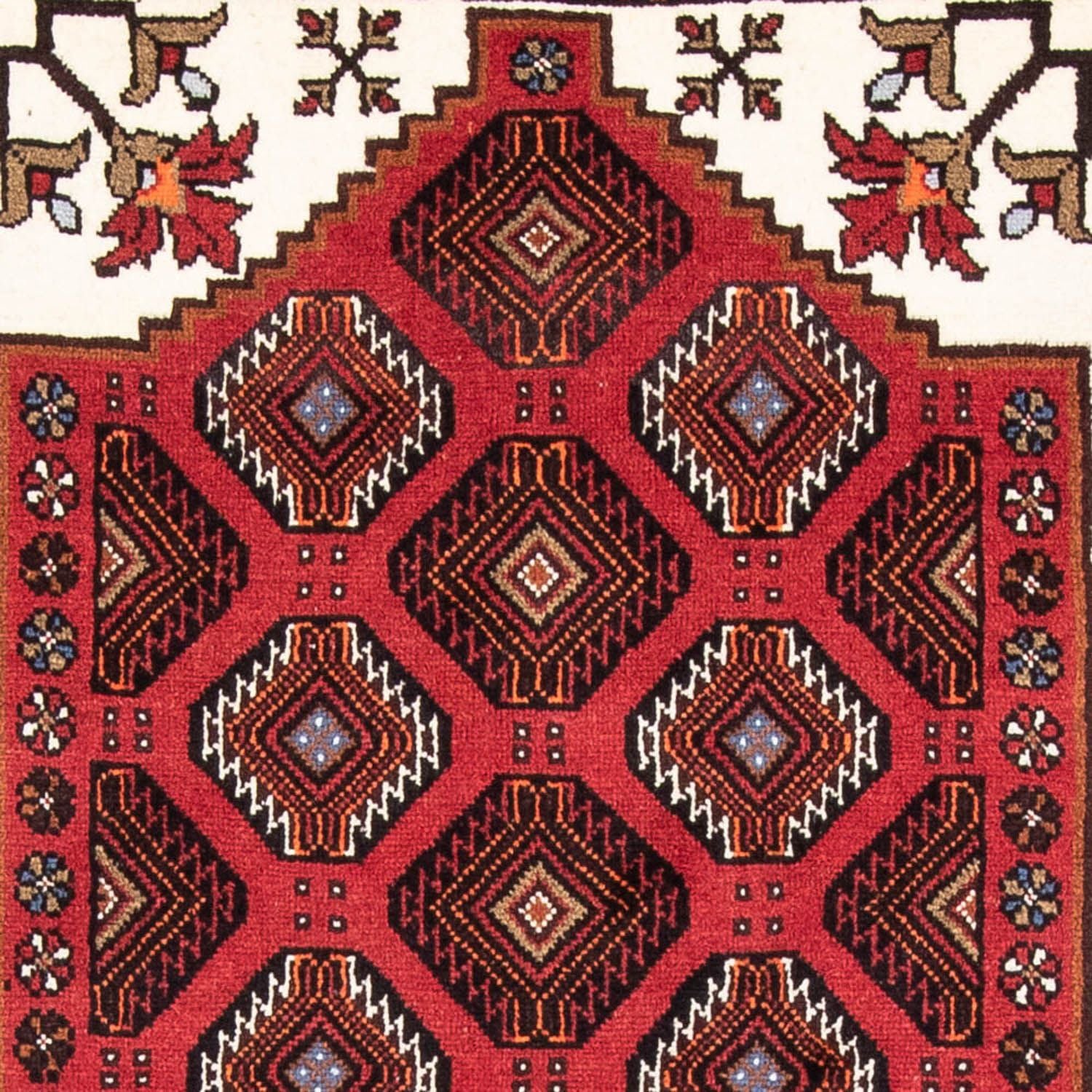 Tappeto corsia Tappeto Belutsch - 194 x 102 cm - rosso