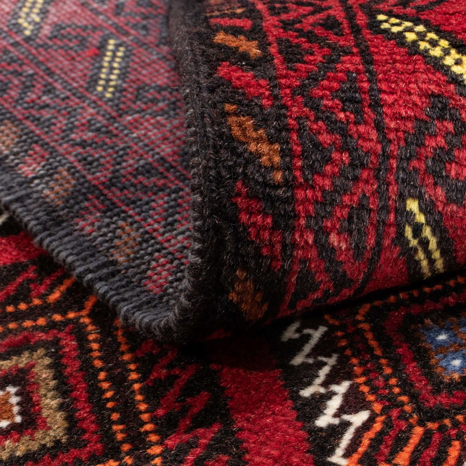 Tappeto corsia Tappeto Belutsch - 194 x 102 cm - rosso