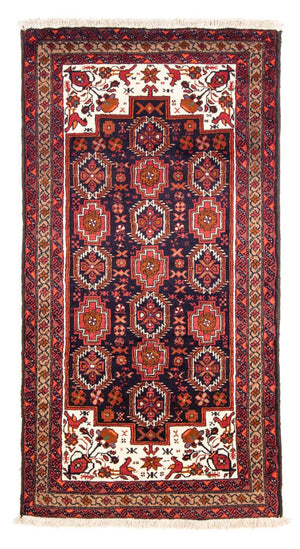 Tappeto corsia Tappeto Belutsch - 181 x 101 cm - blu scuro
