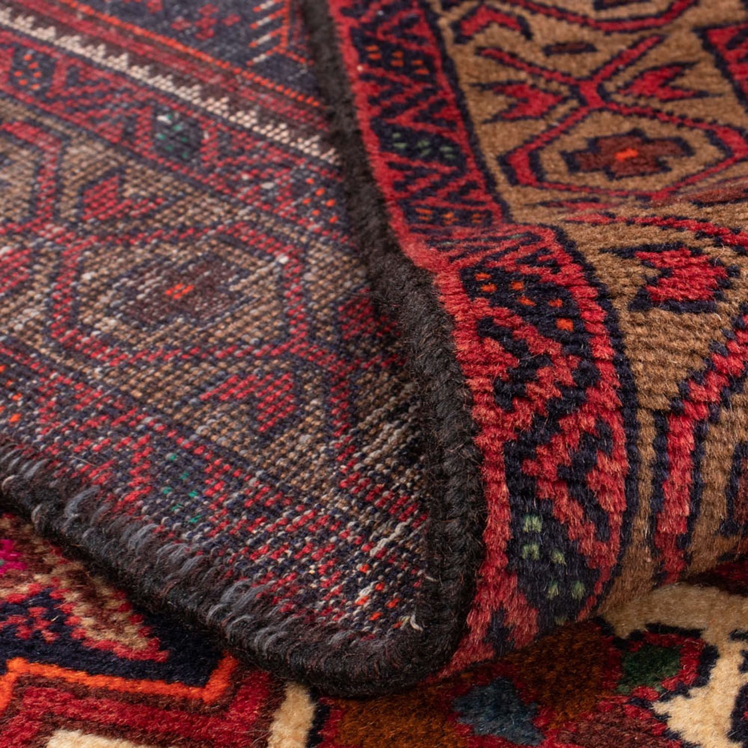 Tappeto corsia Tappeto Belutsch - 182 x 103 cm - rosso