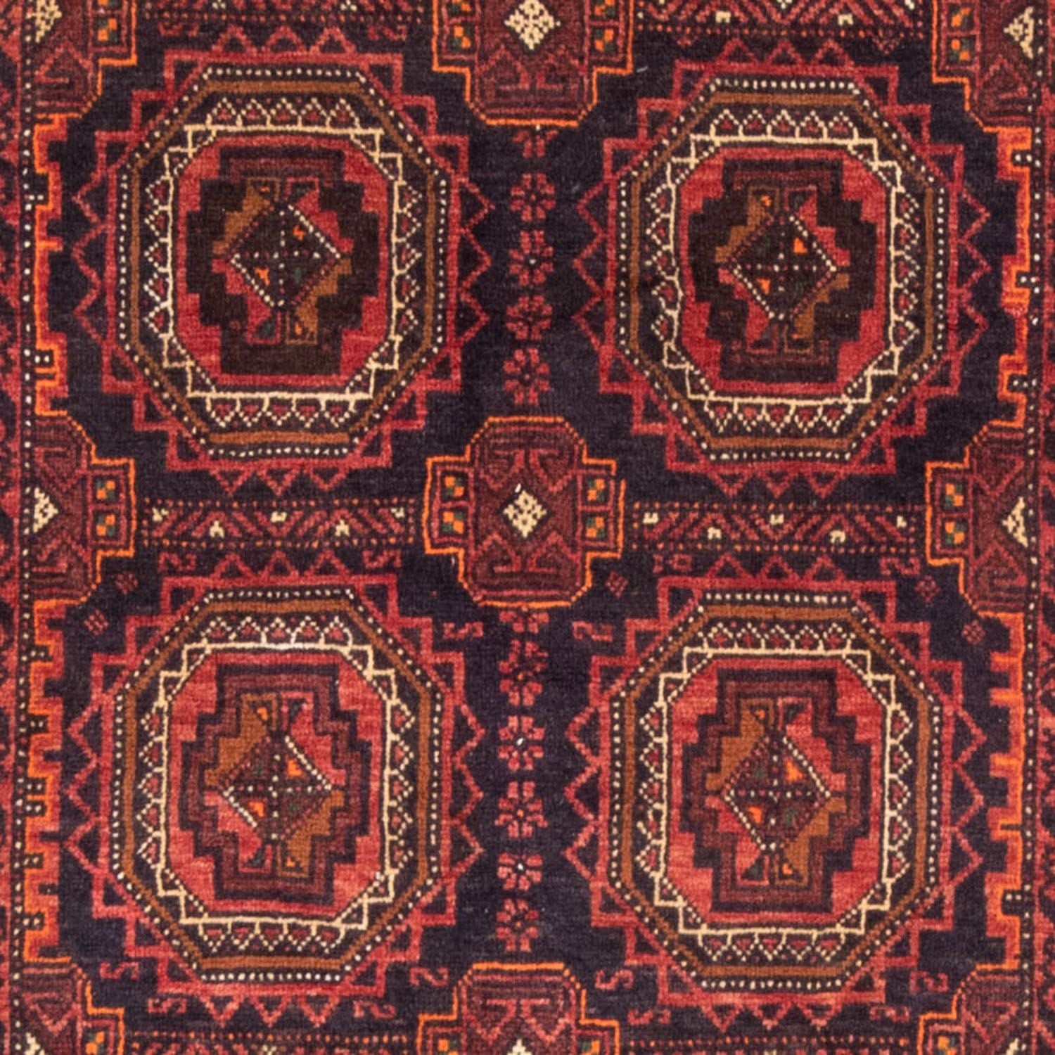 Tappeto corsia Tappeto Belutsch - 200 x 106 cm - rosso chiaro