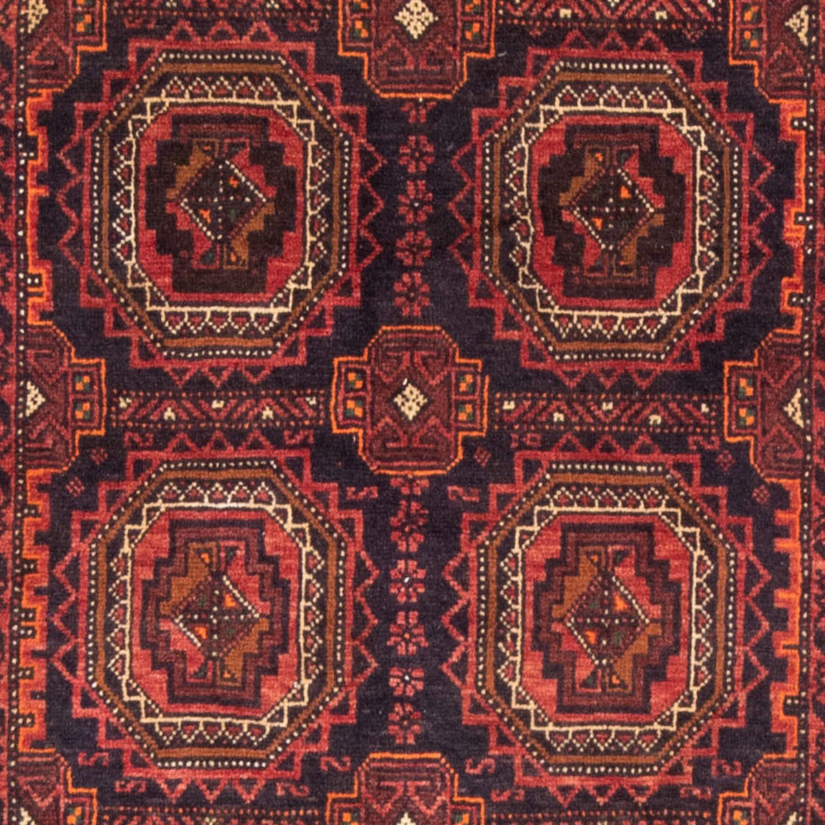 Tappeto corsia Tappeto Belutsch - 200 x 106 cm - rosso chiaro