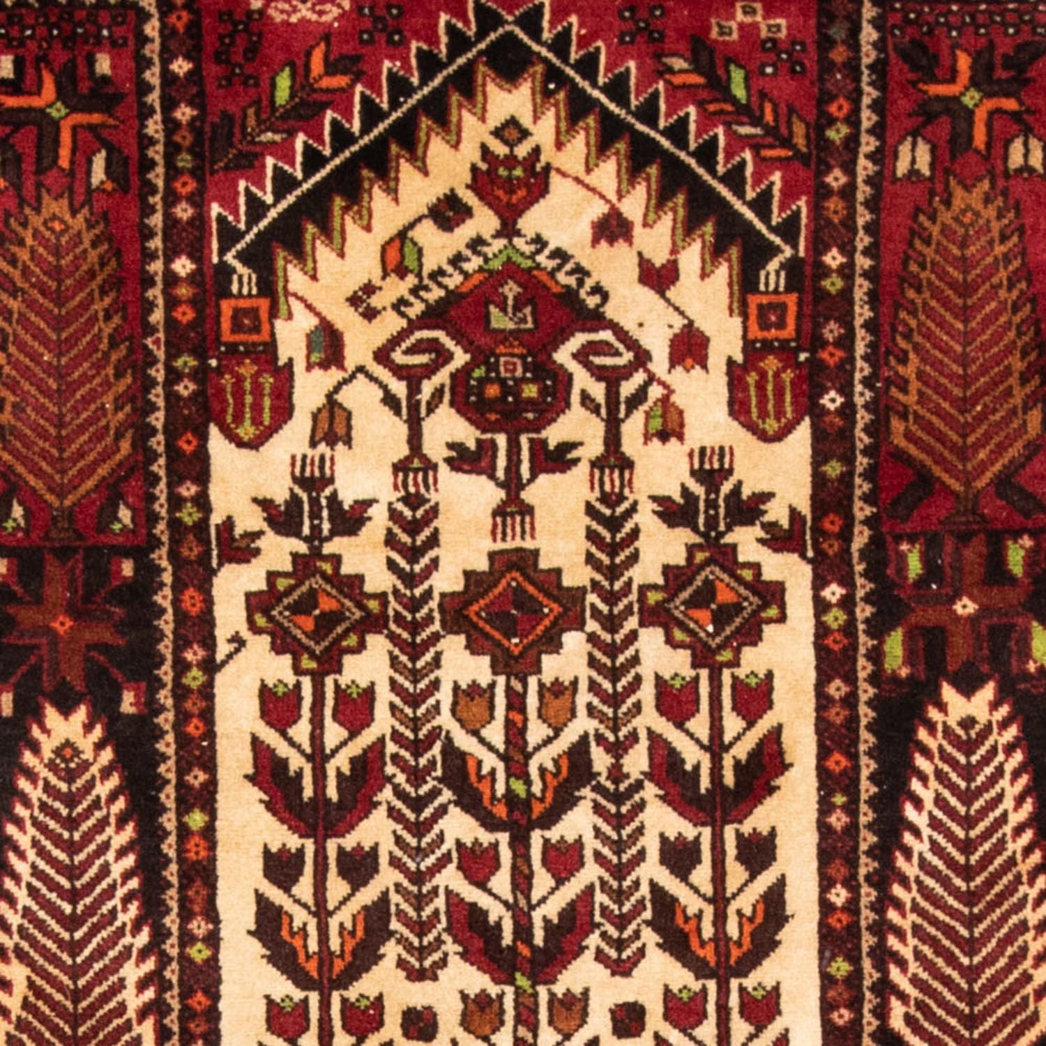 Tappeto corsia Tappeto Belutsch - 187 x 102 cm - rosso