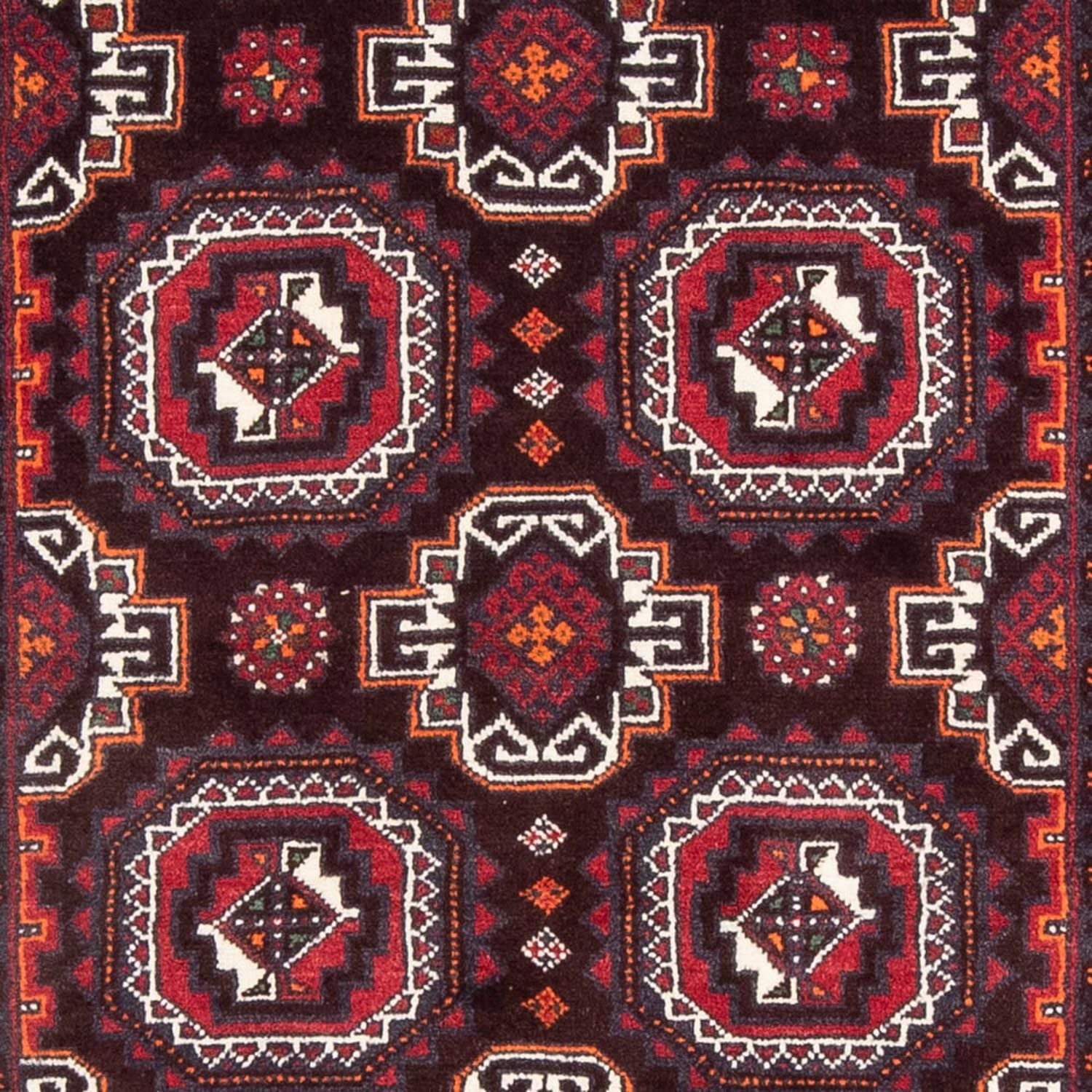Tappeto corsia Tappeto Belutsch - 194 x 105 cm - rosso