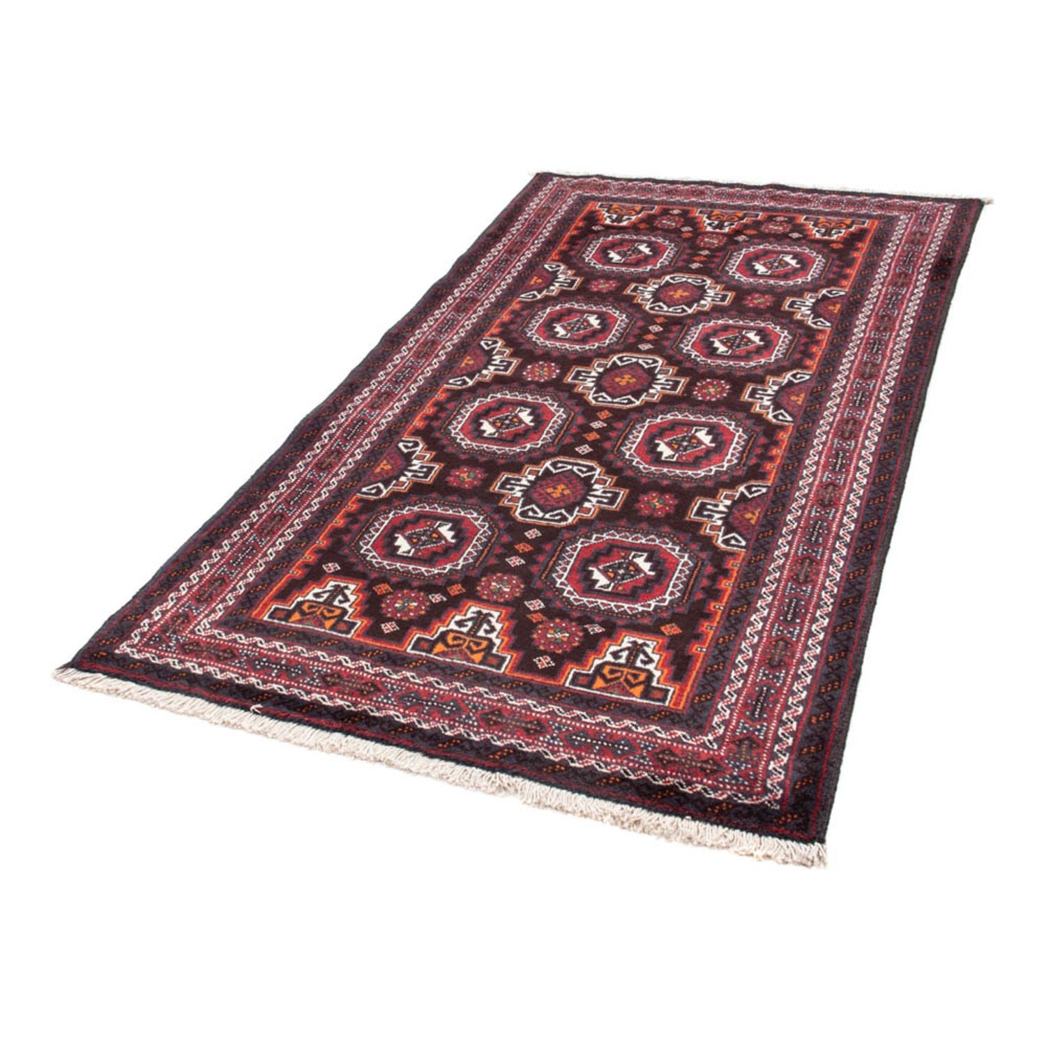 Tappeto corsia Tappeto Belutsch - 194 x 105 cm - rosso