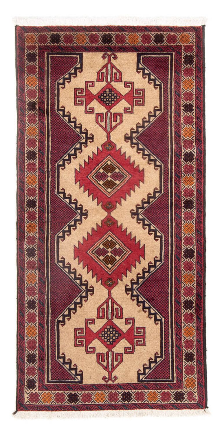 Tappeto corsia Tappeto Belutsch - 205 x 103 cm - beige