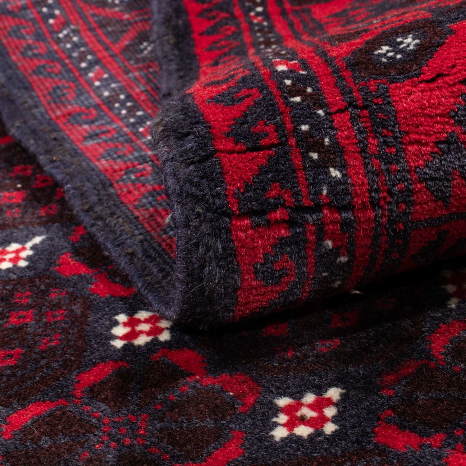 Tappeto corsia Tappeto Belutsch - 185 x 107 cm - rosso