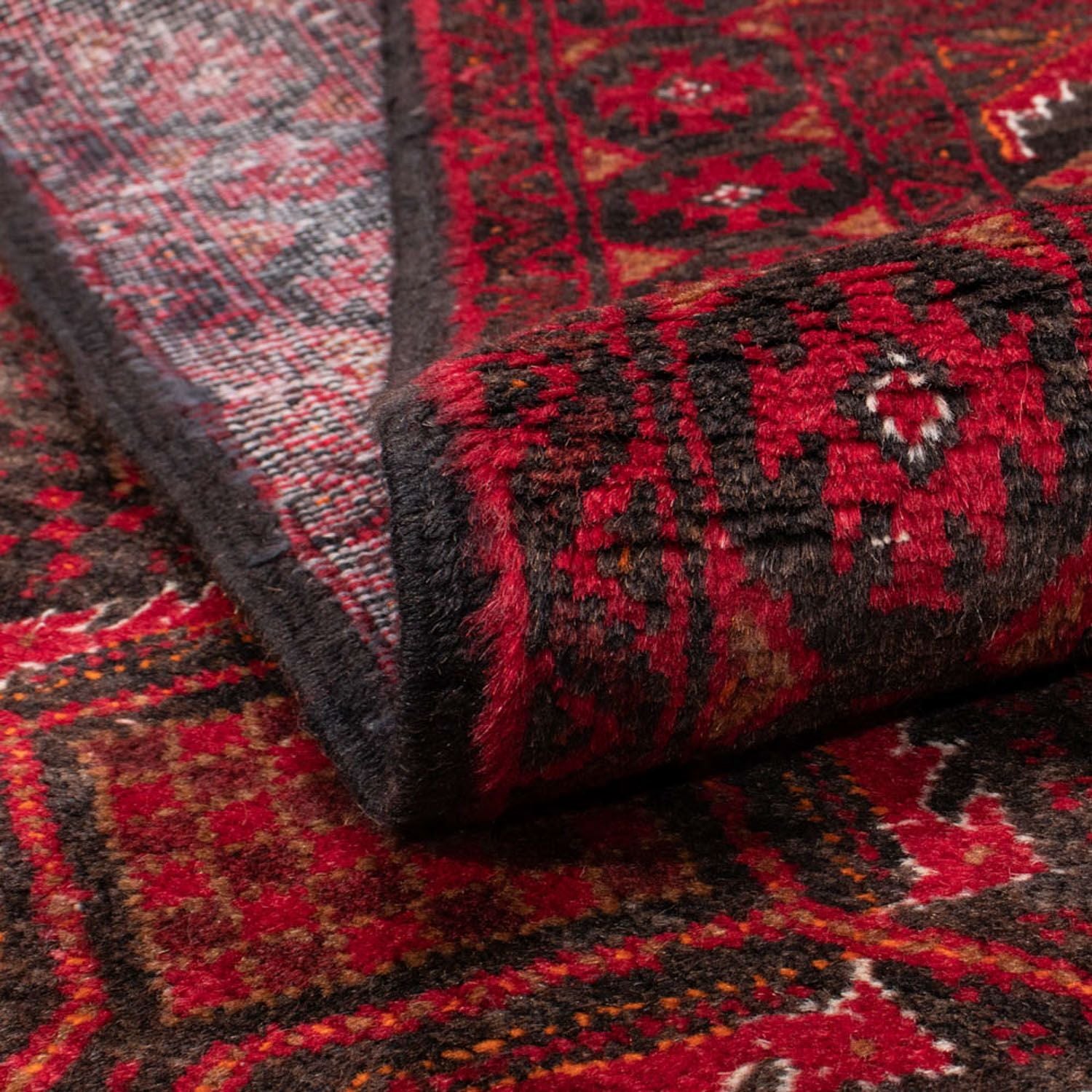 Tappeto corsia Tappeto Belutsch - 191 x 102 cm - rosso