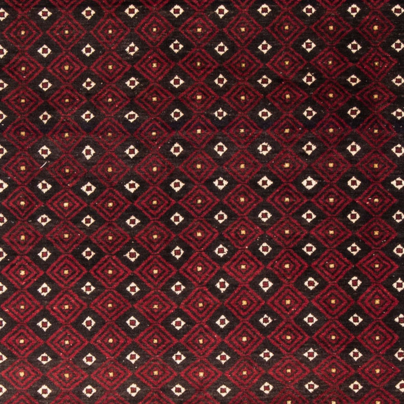Tappeto corsia Tappeto Belutsch - 210 x 114 cm - rosso scuro