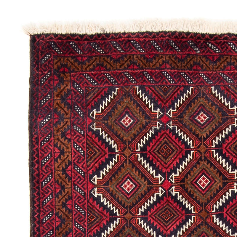 Tappeto corsia Tappeto Belutsch - 197 x 107 cm - rosso scuro