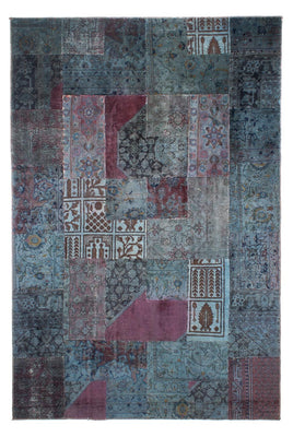 Tappeto Patchwork - 291 x 194 cm - blu