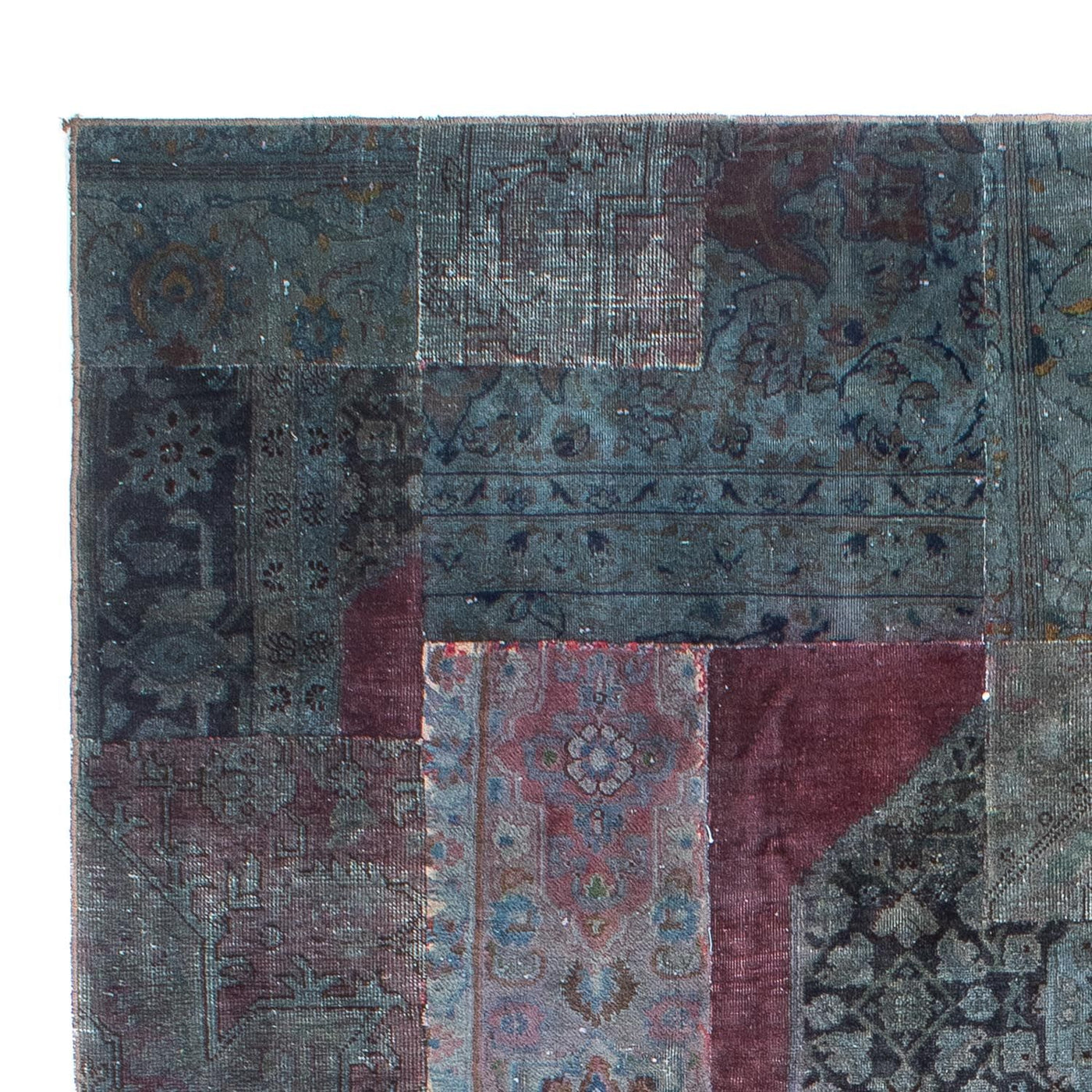 Tappeto Patchwork 291x194cm - Perserteppich Wollteppich