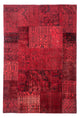 Tappeto Patchwork - 296 x 196 cm - rosso scuro