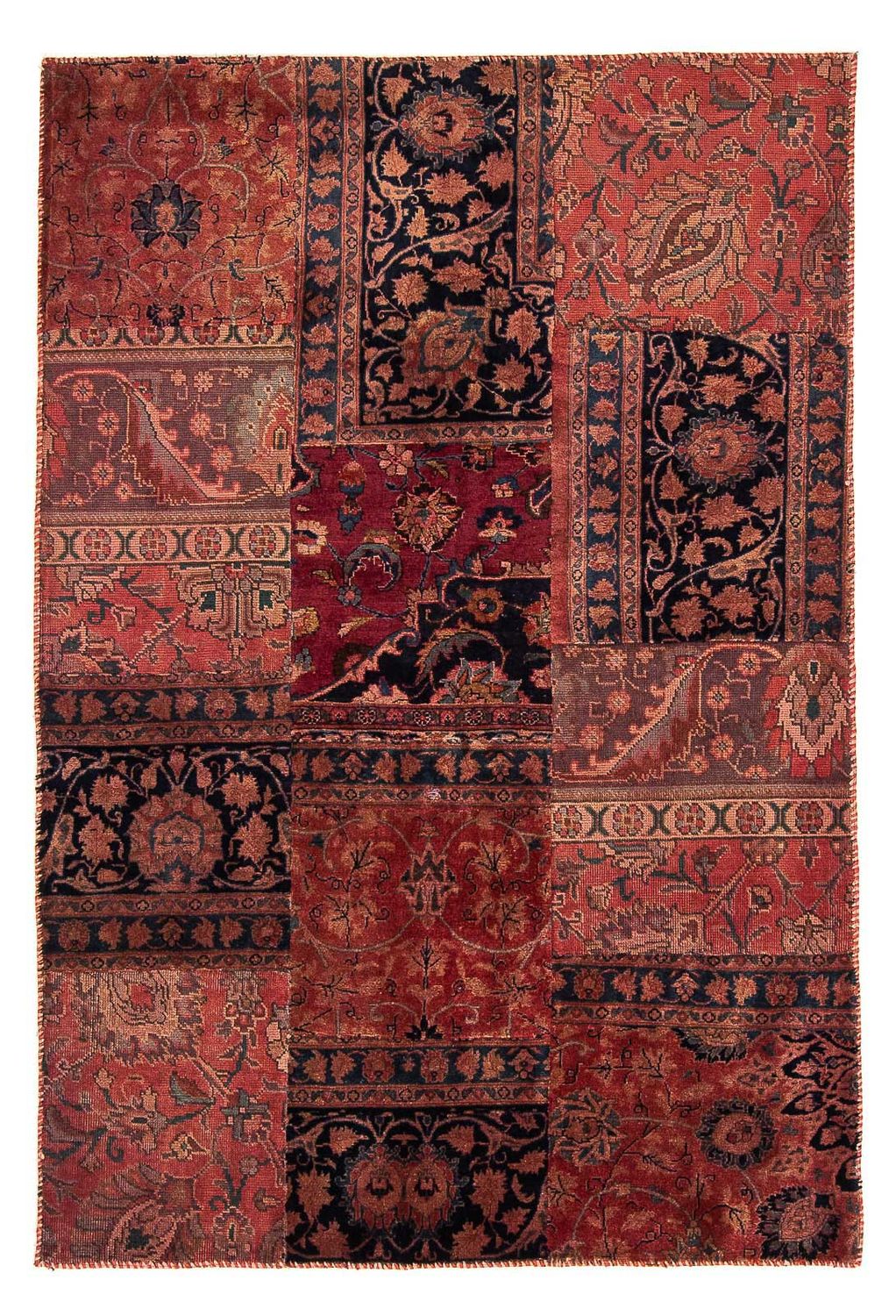Tappeto Patchwork - 207 x 135 cm - multicolore