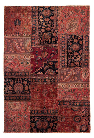 Tappeto Patchwork - 207 x 135 cm - multicolore