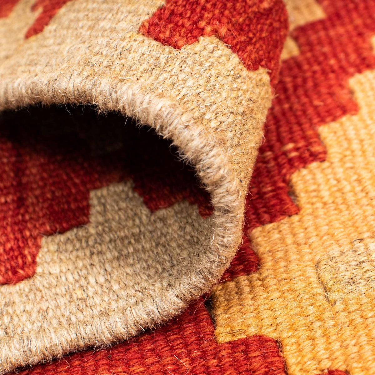 Tappeto Kelim - Orientale - 211 x 155 cm - rosso