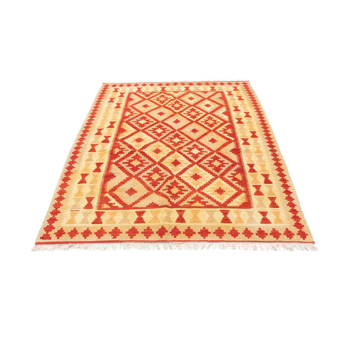 Tappeto Kelim - Orientale - 211 x 155 cm - rosso