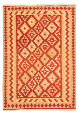 Tappeto Kelim - Orientale - 206 x 152 cm - rosso scuro