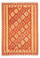 Tappeto Kelim - Orientale - 206 x 152 cm - rosso scuro