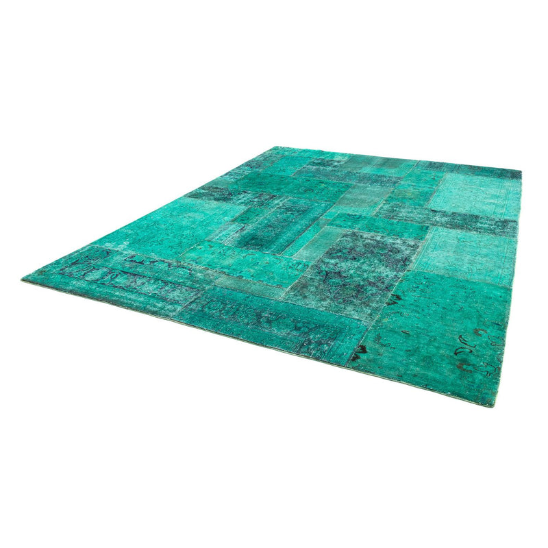 Tappeto Patchwork - 297 x 231 cm - turchese