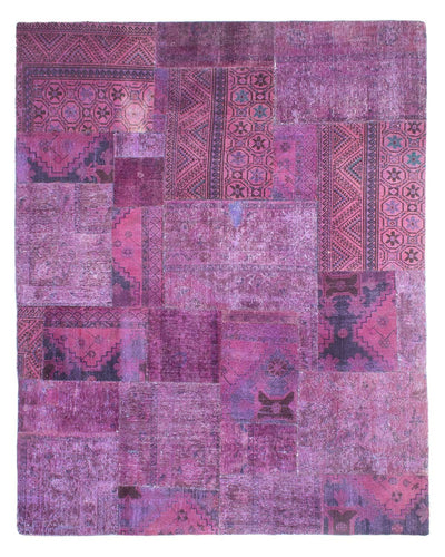 Tappeto Patchwork 240x307cm - Perserteppich Wollteppich
