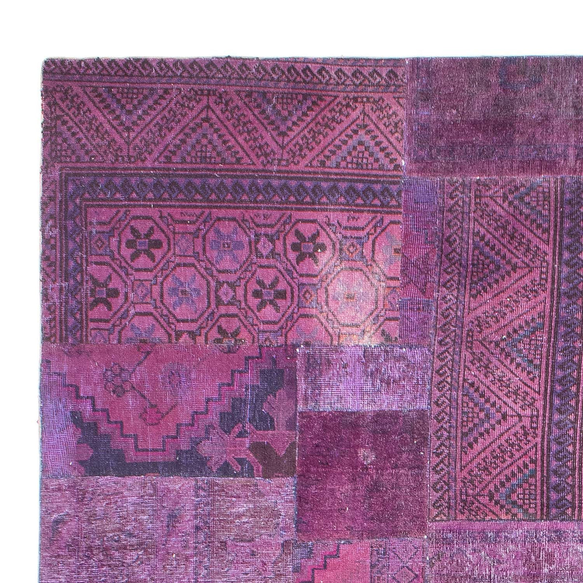 Tappeto Patchwork 240x307cm - Perserteppich Wollteppich