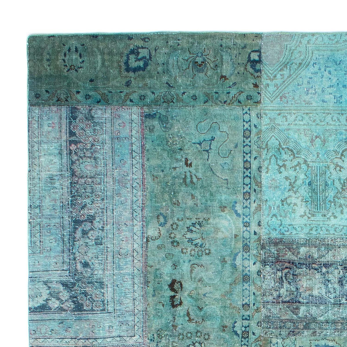 Tappeto Patchwork 238x299cm - Perserteppich Wollteppich
