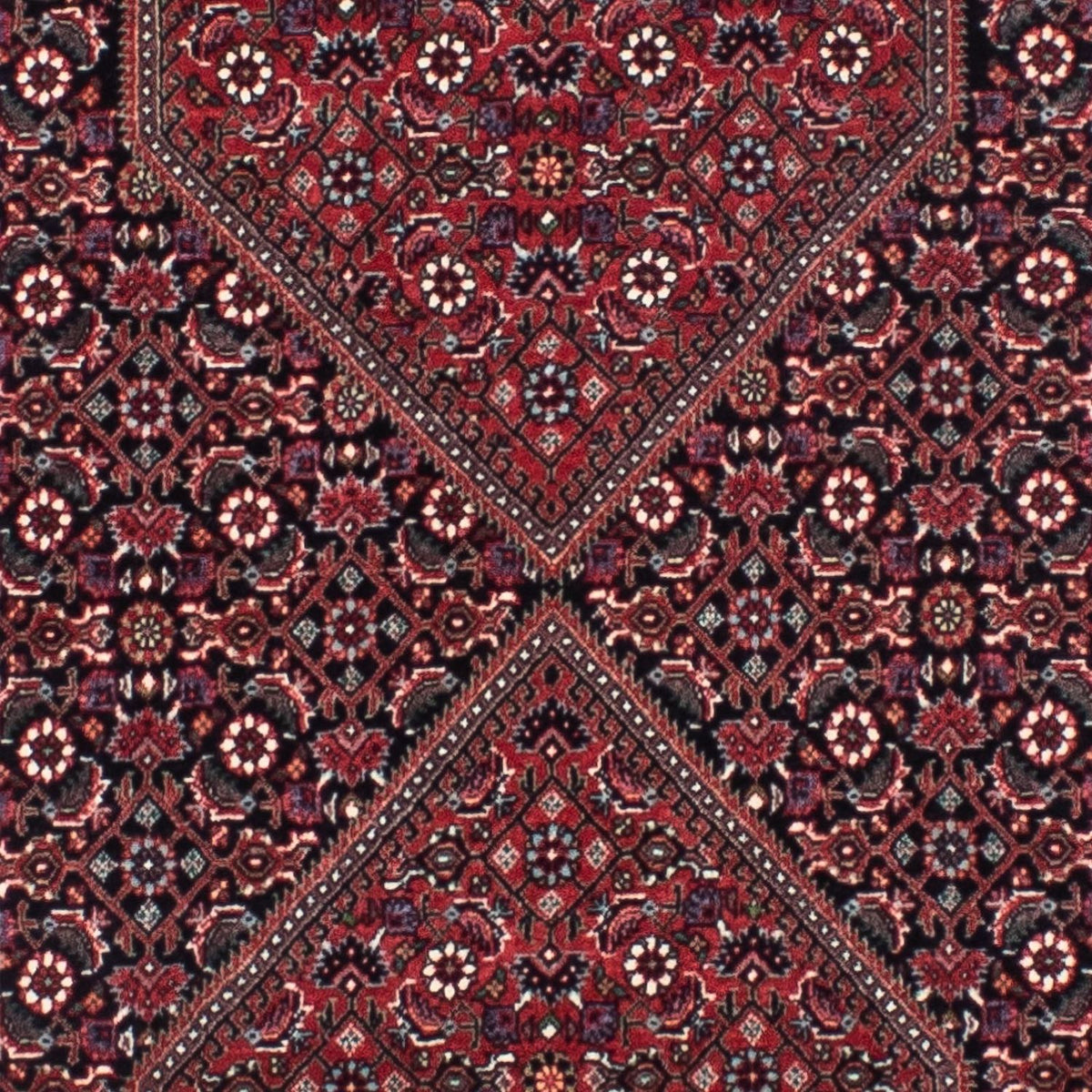 Tappeto corsia Tappeto Persero - Bidjar - 300 x 83 cm - rosso scuro