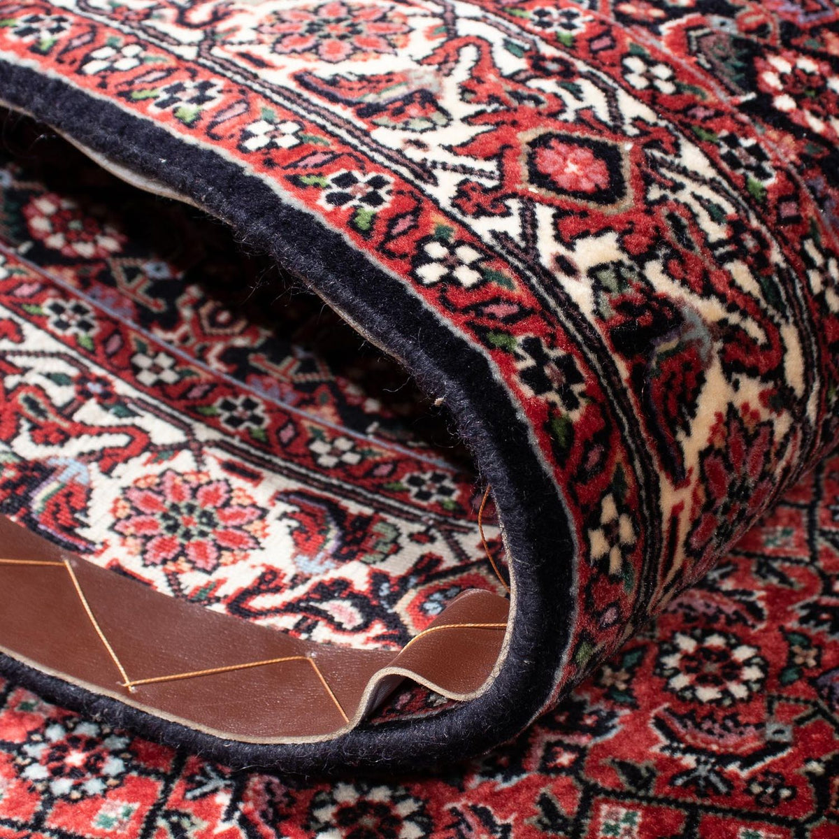 Tappeto corsia Tappeto Persero - Bidjar - 300 x 83 cm - rosso scuro