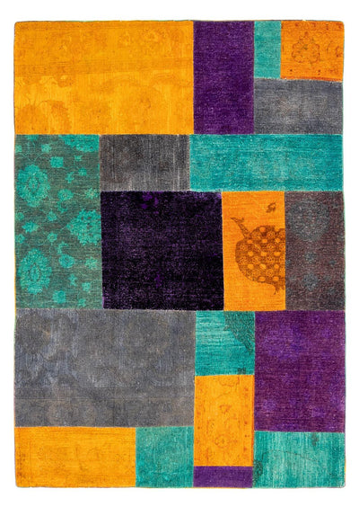 Tappeto Patchwork 164x232cm - Perserteppich Wollteppich