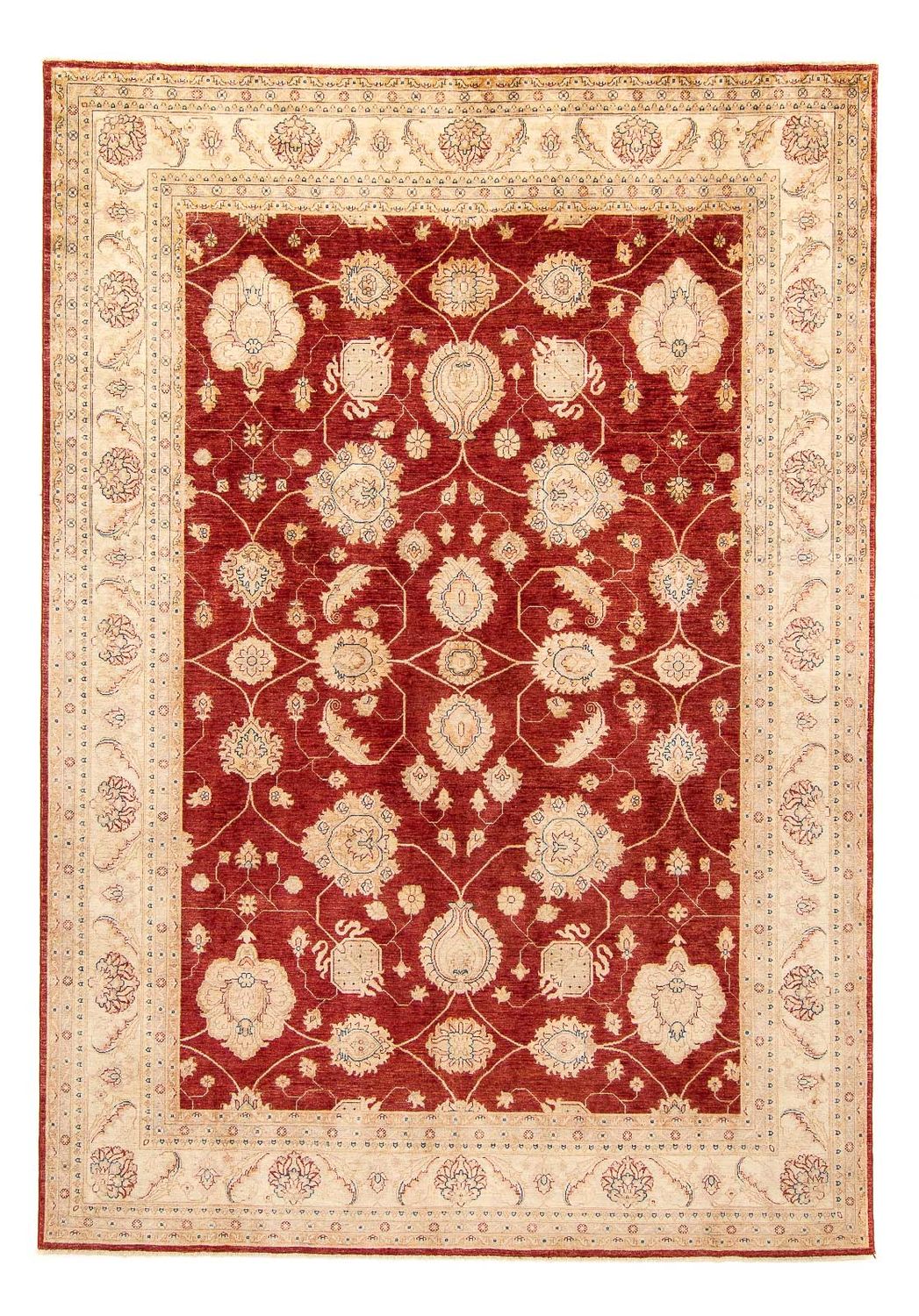 Tappeto Ziegler - 390 x 295 cm - rosso scuro