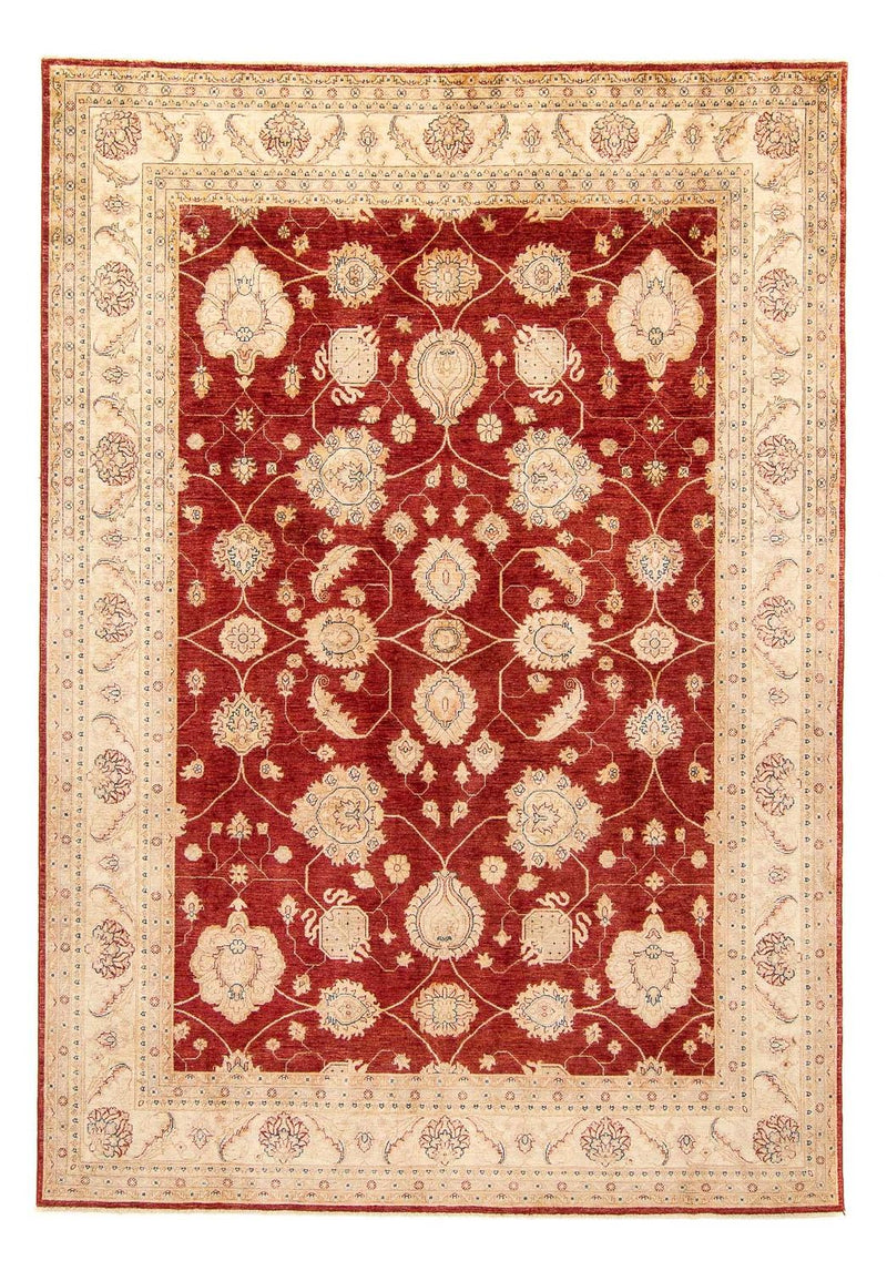 Tappeto Ziegler - 390 x 295 cm - rosso scuro