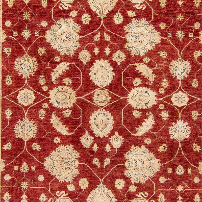 Tappeto Ziegler - 390 x 295 cm - rosso scuro