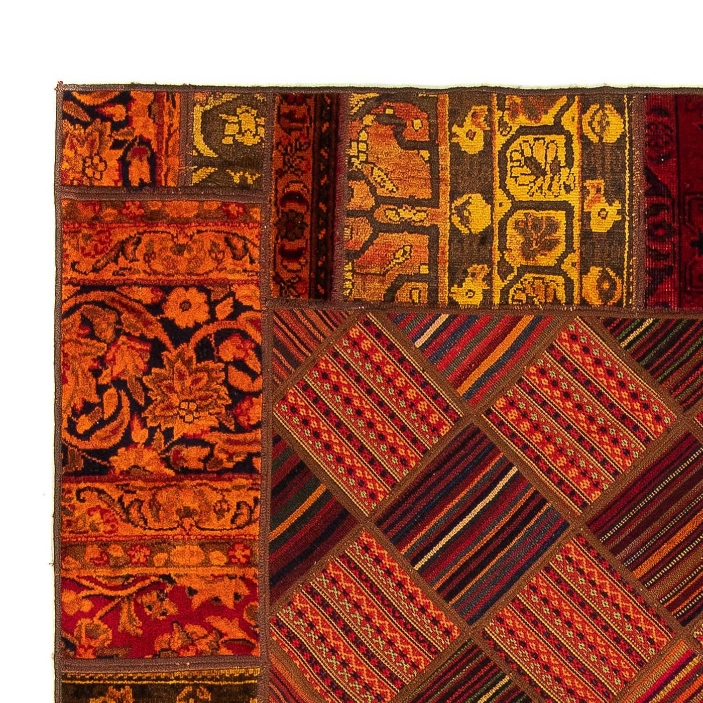 Tappeto Patchwork 234x169cm - Perserteppich Wollteppich