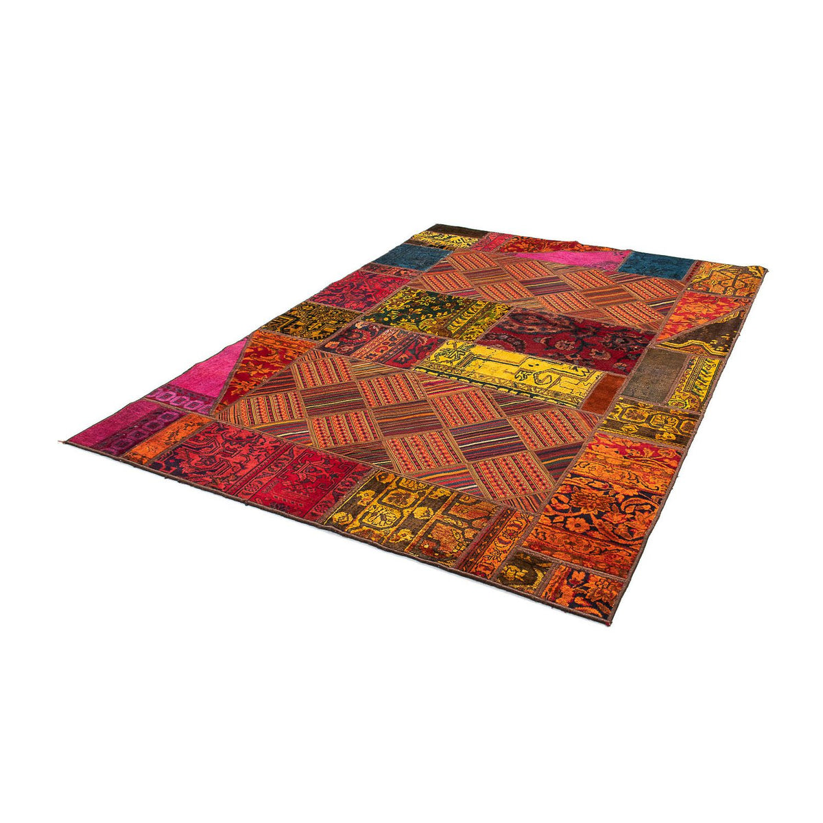 Tappeto Patchwork - 234 x 169 cm - multicolore