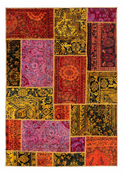 Tappeto Patchwork 137x198cm - Perserteppich Wollteppich
