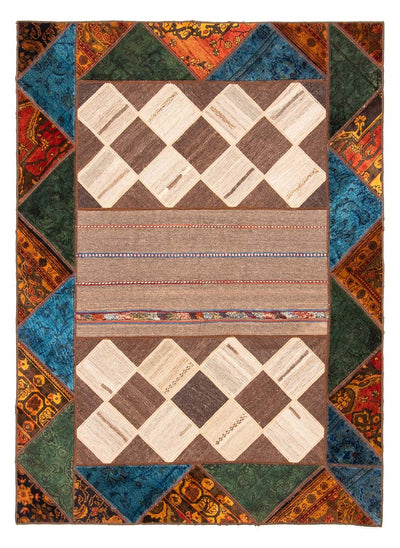 Tappeto Patchwork 164x224cm - Perserteppich Wollteppich