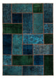 Tappeto Patchwork 207x143cm - Perserteppich Wollteppich