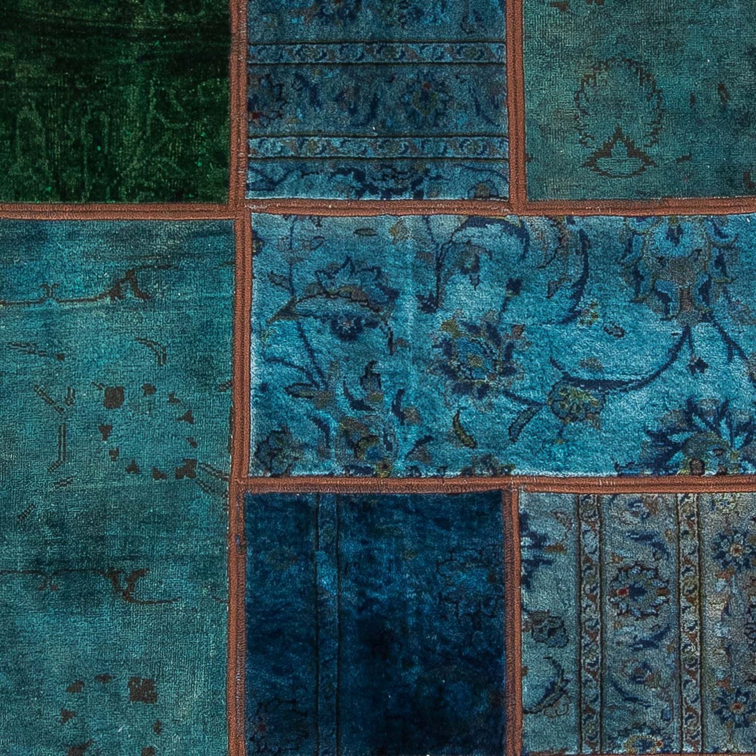 Tappeto Patchwork - 207 x 143 cm - multicolore
