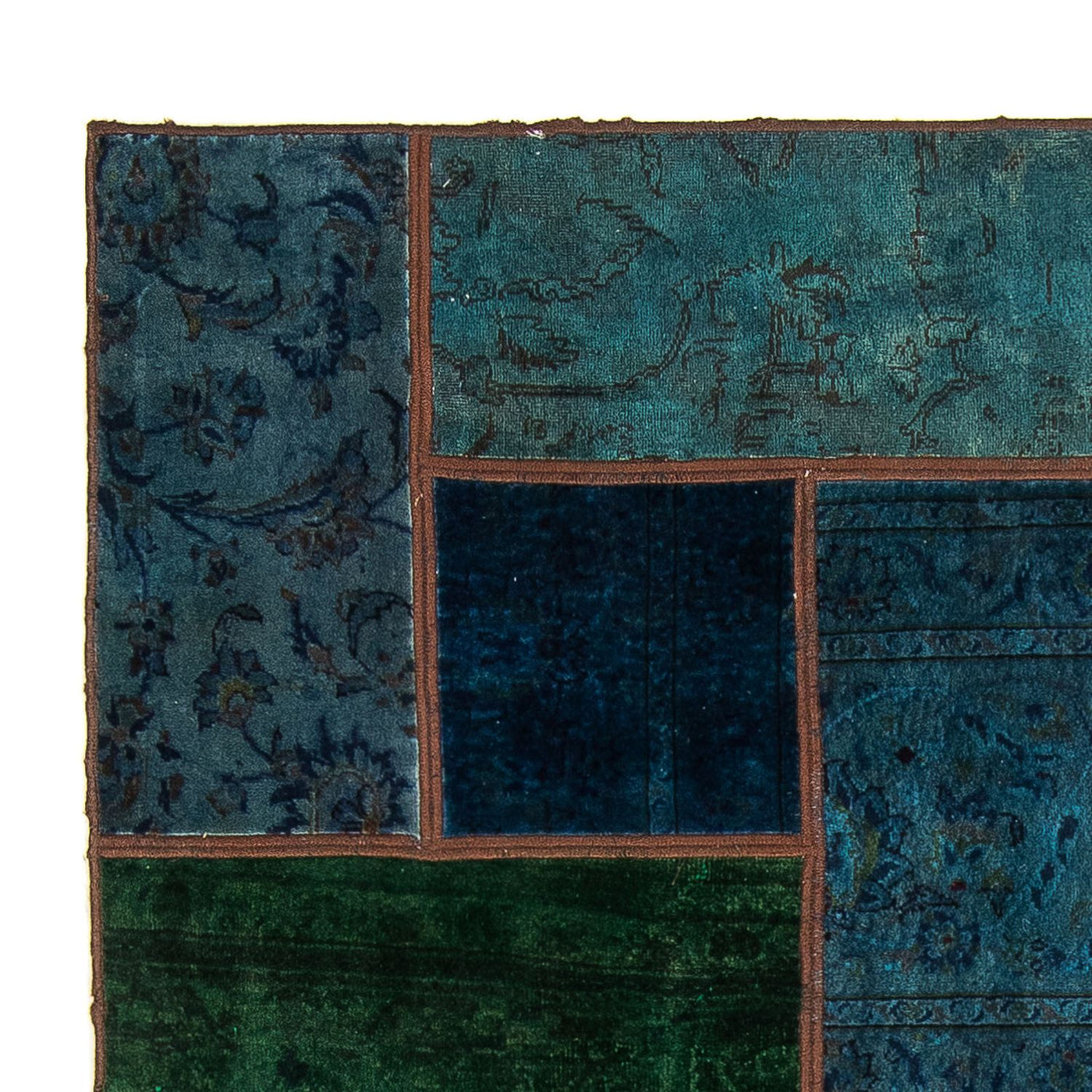 Tappeto Patchwork 207x143cm - Perserteppich Wollteppich
