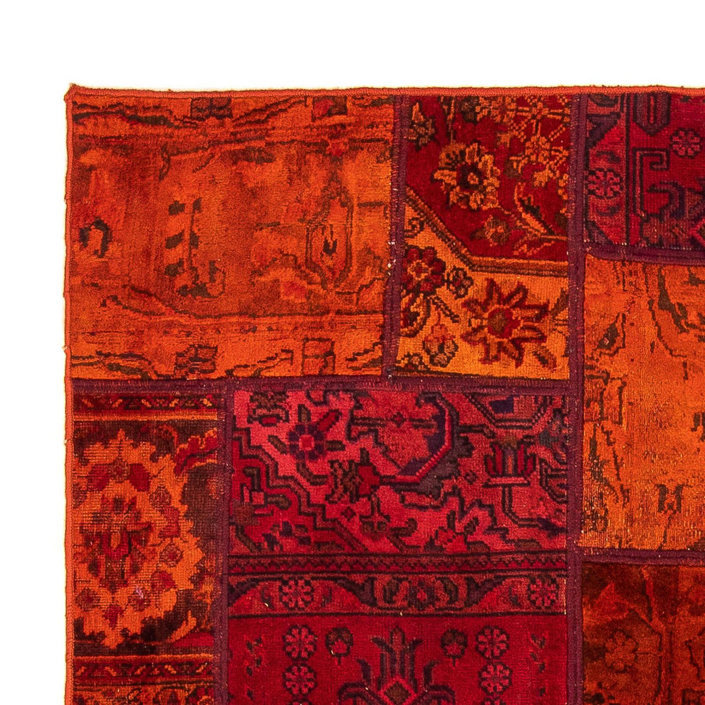 Tappeto Patchwork 194x140cm - Perserteppich Wollteppich