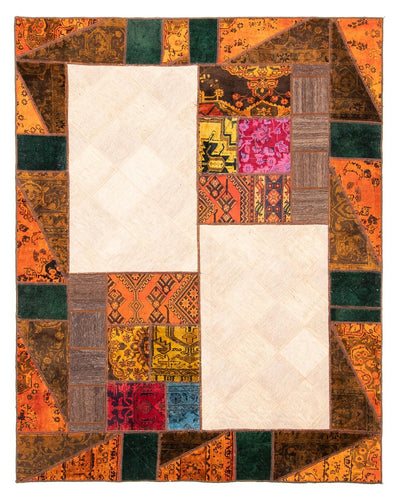 Tappeto Patchwork 194x249cm - Perserteppich Wollteppich