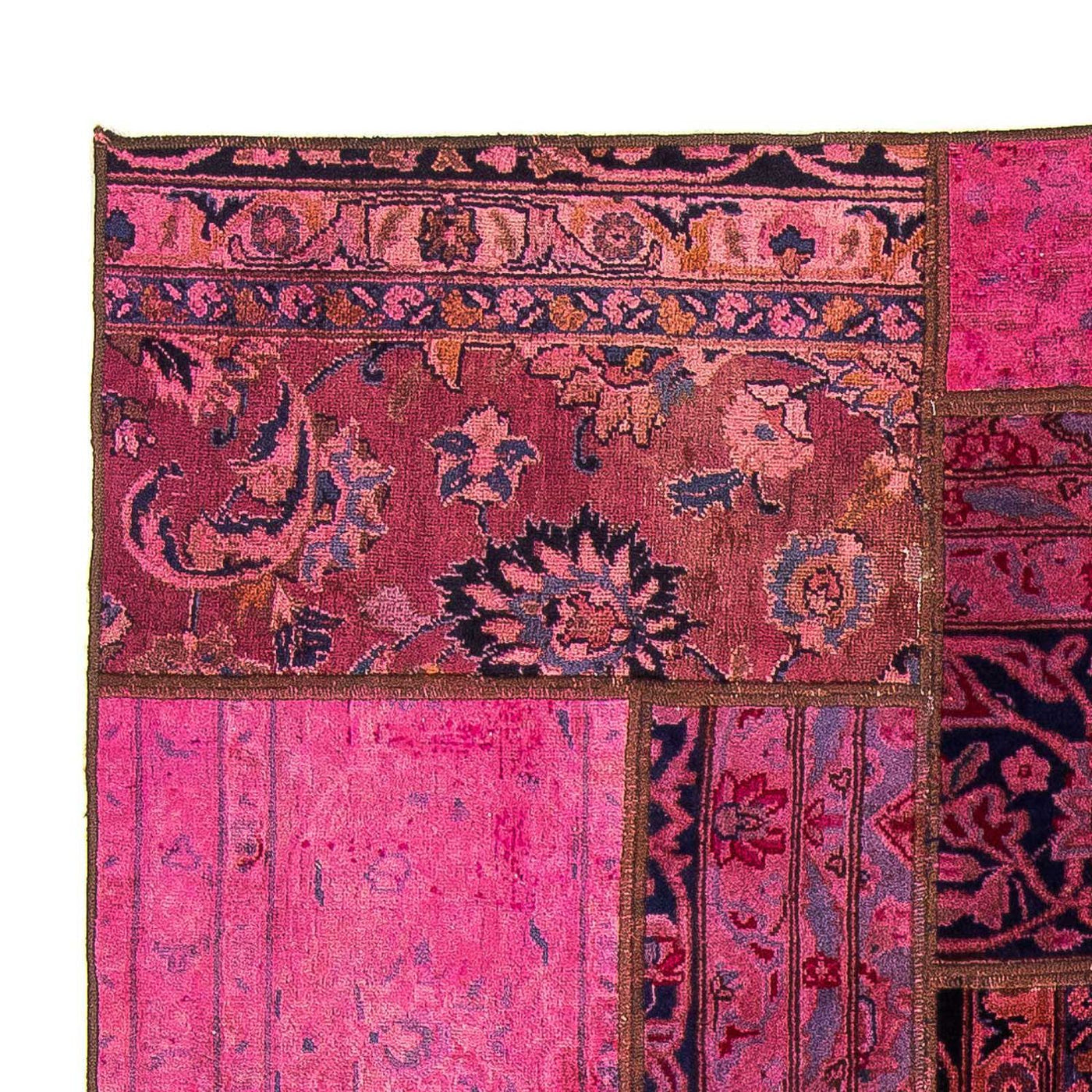 Tappeto Patchwork 197x138cm - Perserteppich Wollteppich
