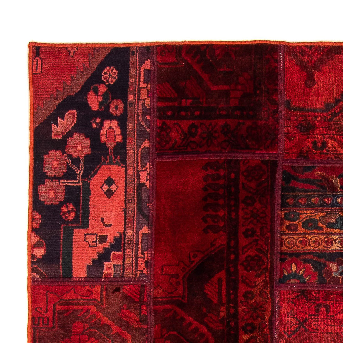 Tappeto Patchwork 208x148cm - Perserteppich Wollteppich