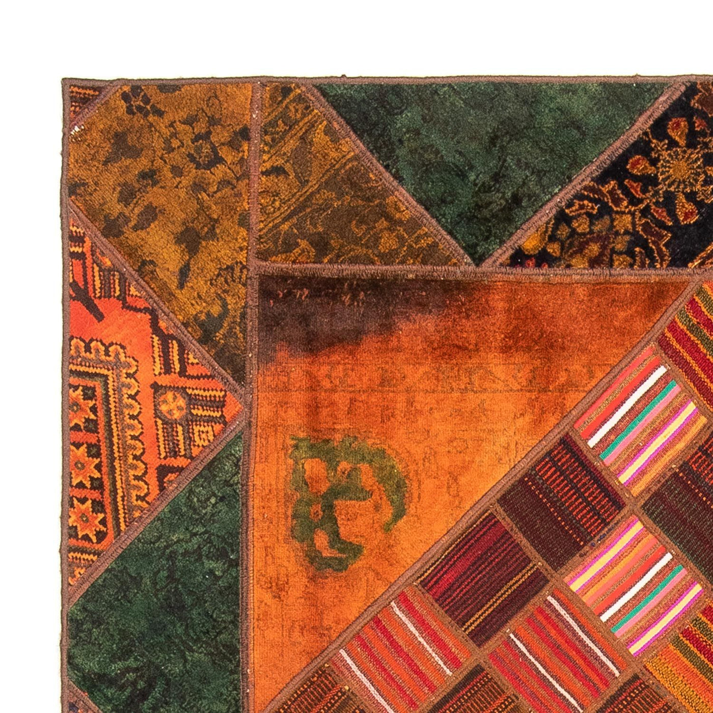 Tappeto Patchwork 225x164cm - Perserteppich Wollteppich
