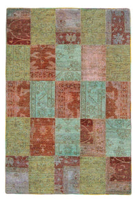 Tappeto Patchwork - 223 x 150 cm - multicolore