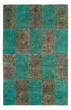 Tappeto Patchwork - 243 x 149 cm - multicolore