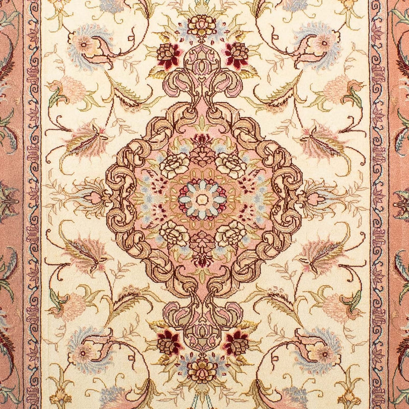 Tappeto corsia Tappeto Persero - Tabriz - Reale - 310 x 88 cm - beige